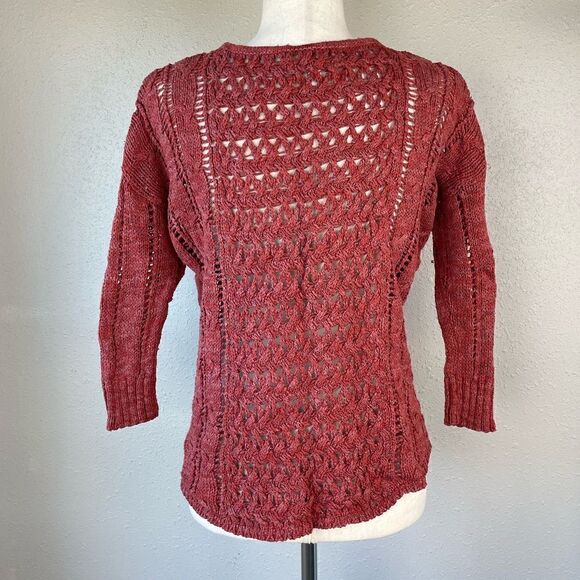 American Eagle Outfitters Loose Knot Cropped Sweater Size XS EUC - Picture 5 of 7
